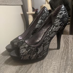 Rampage black heels